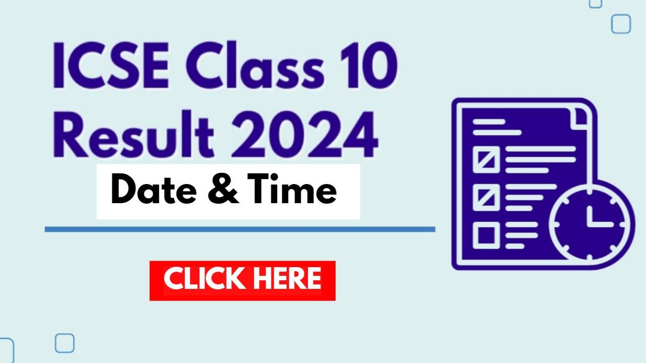 ICSE 10th Result 2024 CISCE Xth Result Marksheet