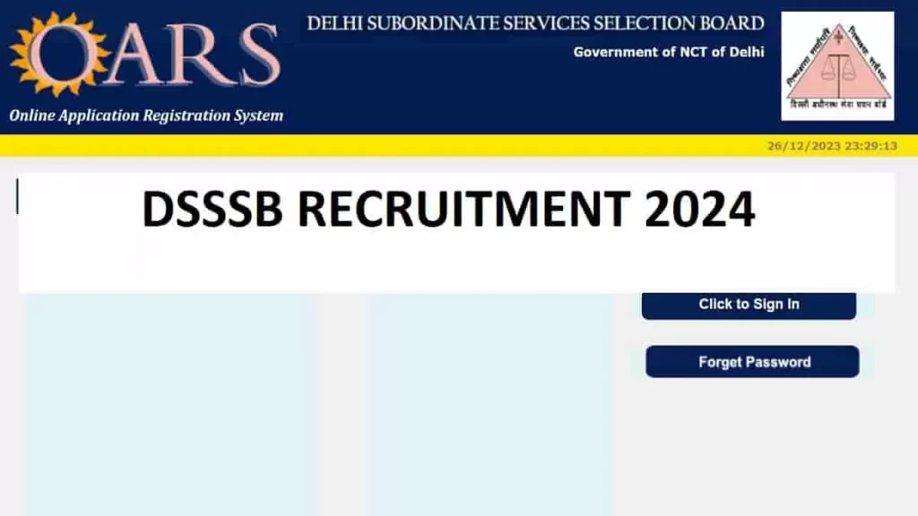 dsssb-recruitment-2024