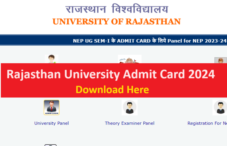 Rajasthan-University-Admit-Card-2024-Download
