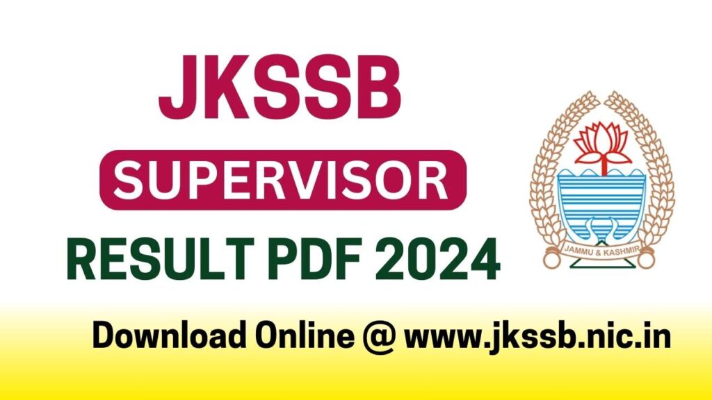 JKSSB-Supervisor-Result-PDF-2024
